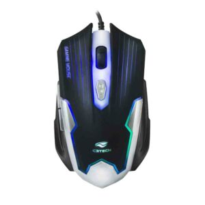 MOUSE GAMER USB MG-11BSI PRETO/PRATA C3T