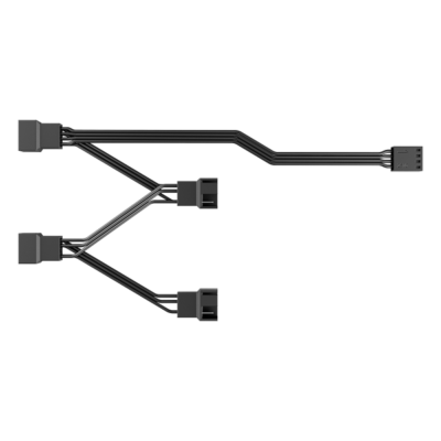 CABO ADAPTADOR SPLITTER PARA FANS PWM 1 ENTRADA 4 SAIDAS PCYES - SPTPWM4PCY