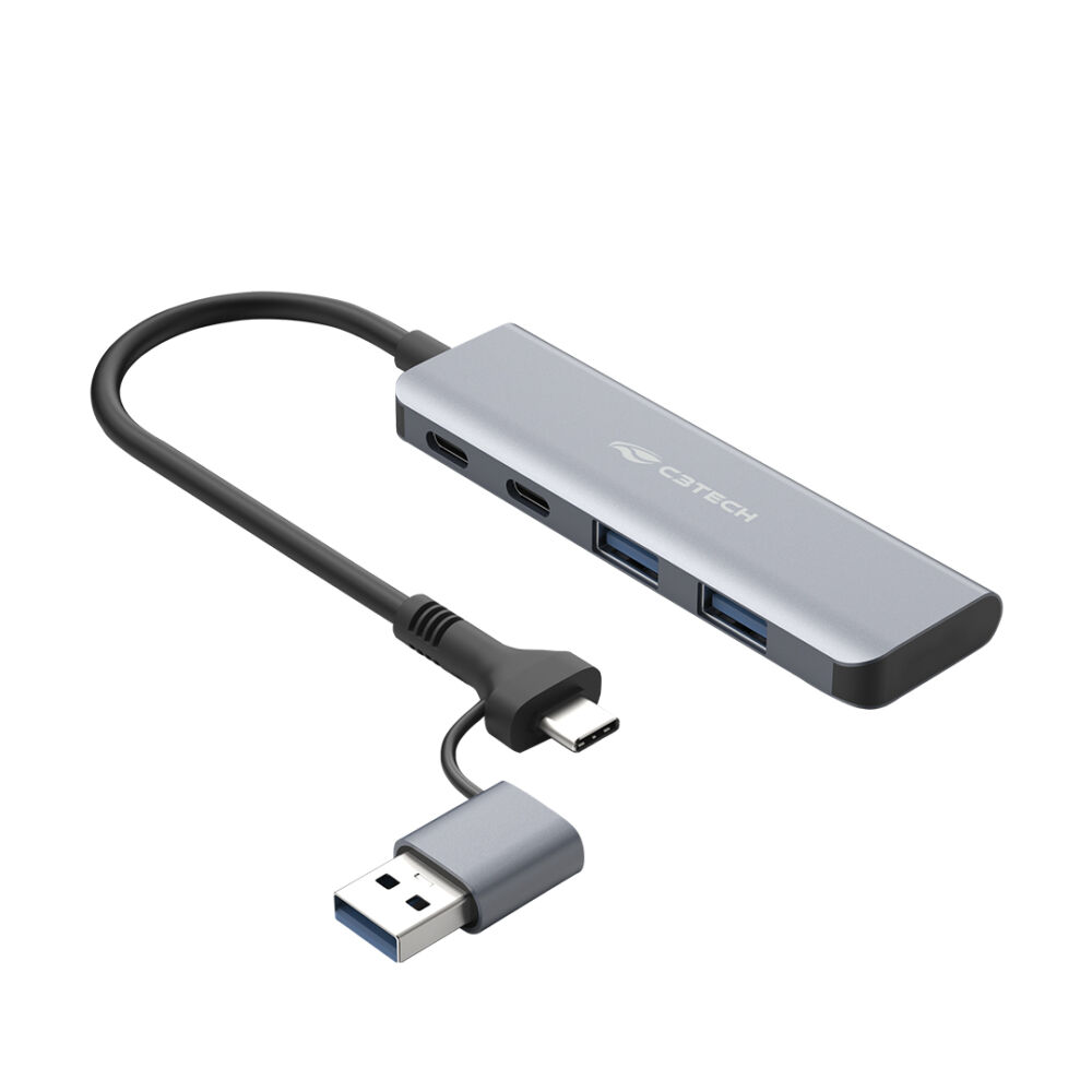 HUB USB-C 3.0 4 PORTAS HU-C600GY C3T