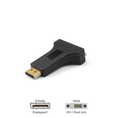 ADAPTADOR DISPLAYPORT P/ DVI ADP-DPDVI10BK