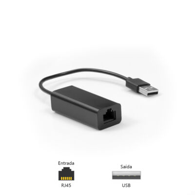 CABO ADAPT USB2.0 M/RJ45 F ADP-USBLAN100BK PC