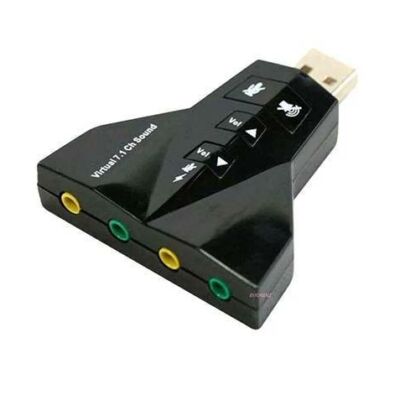 ADAPT. USB X AUDIO 7.1 / 3,5mm C/VOL.P/2 HEADSET