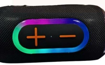 CAIXA DE SOM BLUETOOTH 5.0 50W+SD+USB+AUX.+LED+IPX6 - EL-1112 - ELETROMEX