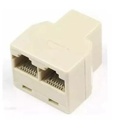 ADAPTADOR DIVISOR RJ45 1P X 2P