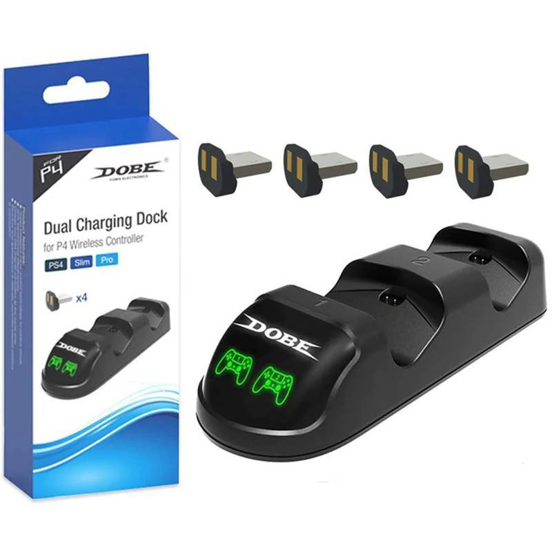 CARREGADOR P/ JOYSTICK PS4 / SLIM / PRO - DOBE