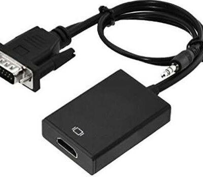 CONVERSOR VGA (M) P/ HDMI +CABO AUX. P2 - FY-550