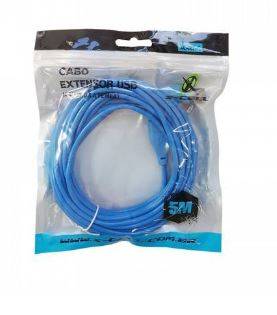 CABO USB (M) / USB (F) EXTENSAO 2.0 - 5m C/ FILTRO - XC-M/F-5M