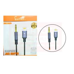 CABO P2 IPHONE 1m 3.5mm - NYLON - EL-3120-5G - ELETROMEX