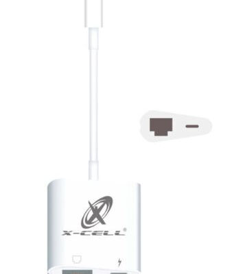 ADAPTADOR TYPE-C PARA RJ45 /TYPE-C X-CELL XC-ADP-54