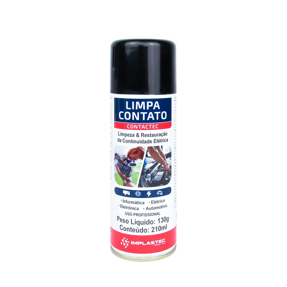 LIMPA CONTATO 130G/210ML AEROSOL IMPLASTEC