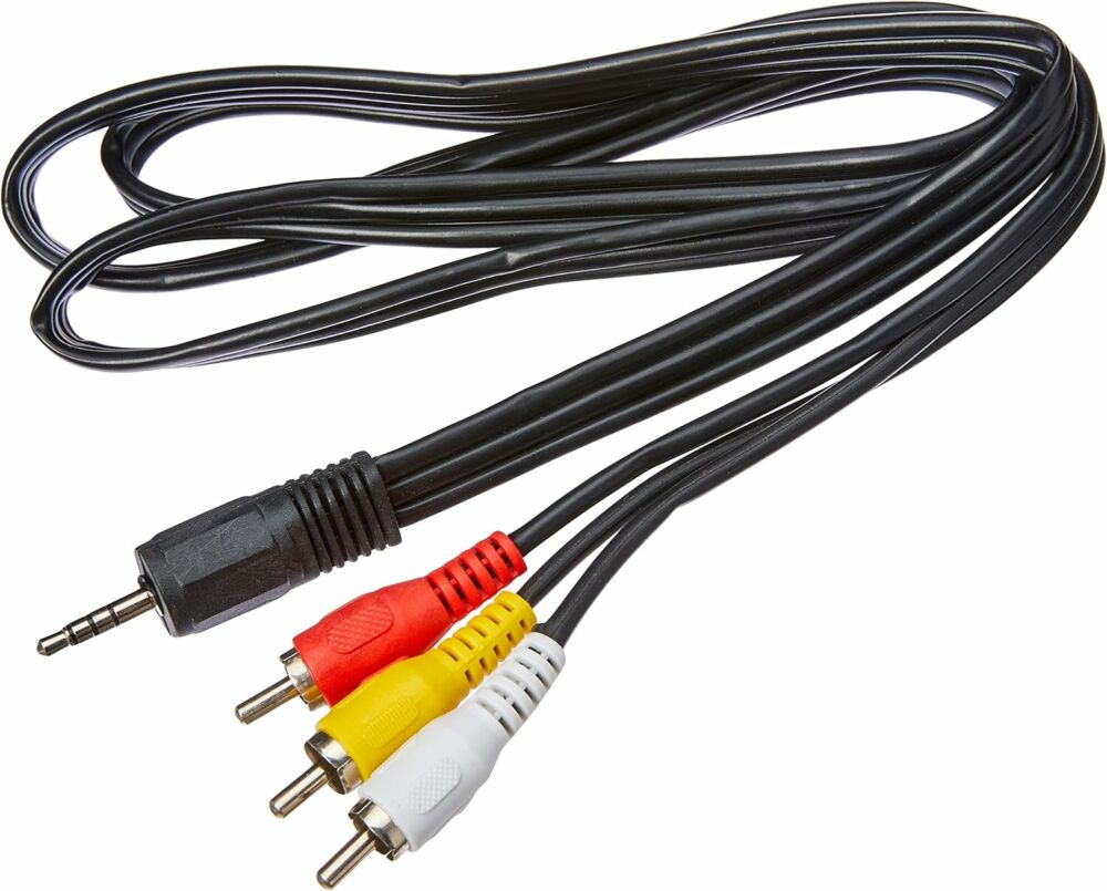 CABO ADAPTADOR P3 ESTEREO + 3 RCA MACHO - 1.3M 018-0027 CHIPSCE